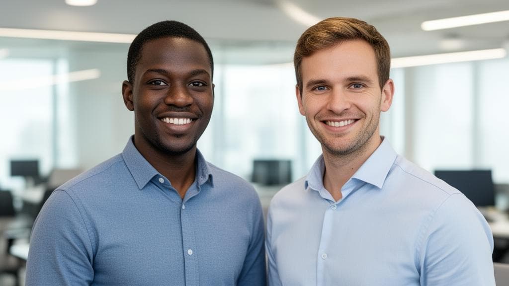 Kofi et Marc, co-fondateurs d'IMMOTIK